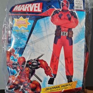 Marvel Deadpool Muscle Men Costume size M NWT